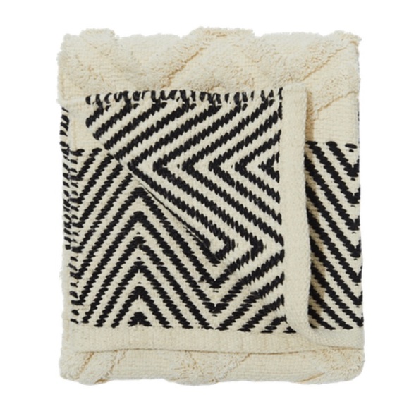 Summer & Rose Cream & Navy Decorative Rug - Picture 6 of 8